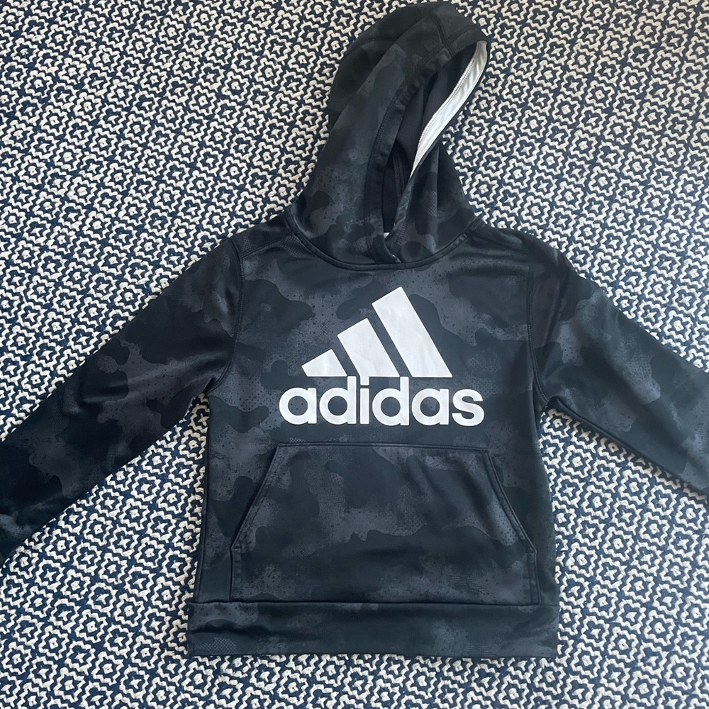 ADIDAS Black Sweatshirt Boy - size small